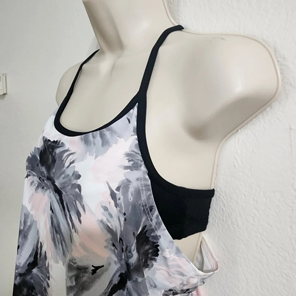 FABLETICS Norwalk Built-in Bra Tank Black Pink Size S - Picture 4 of 9